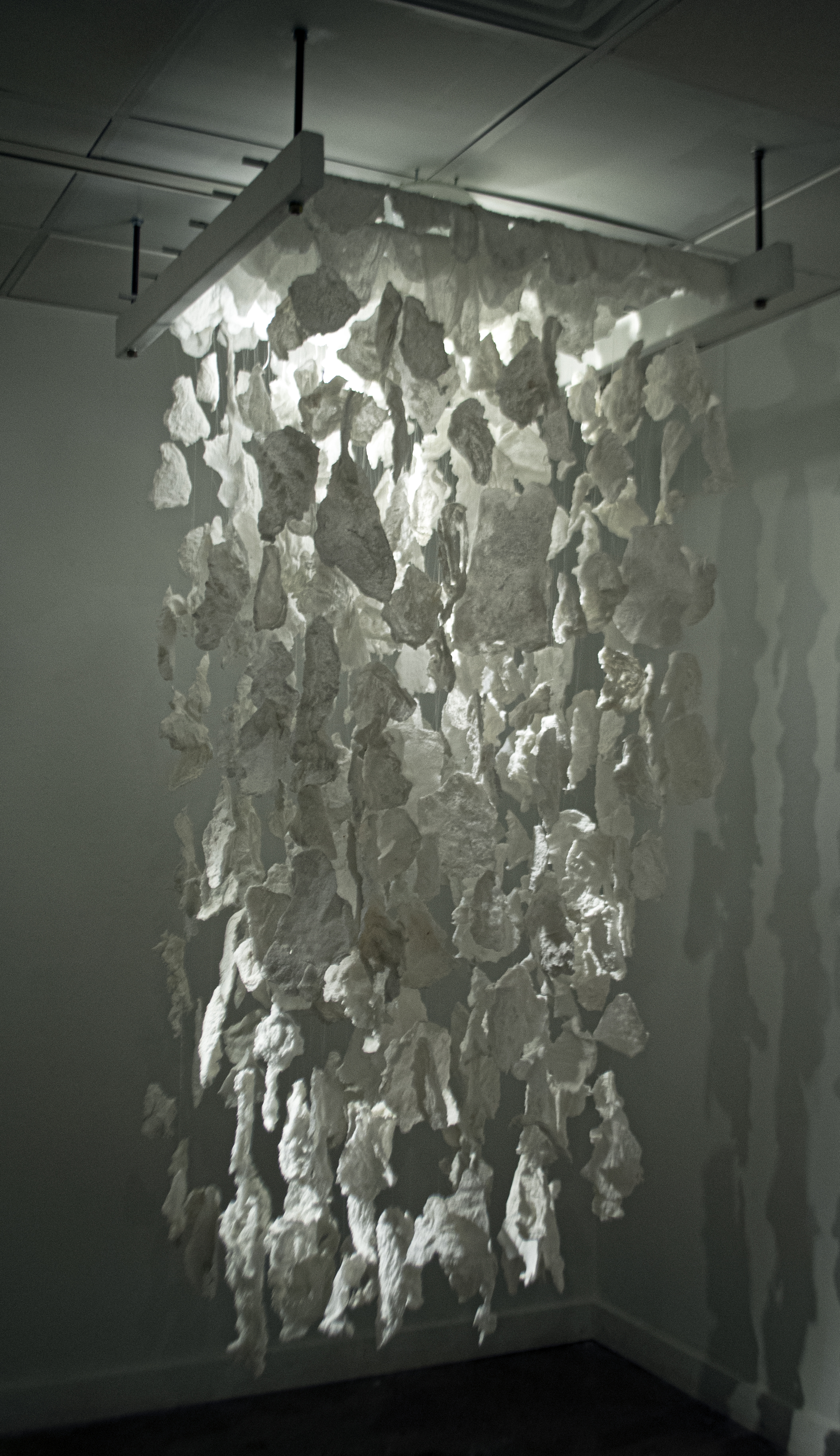 Hanging Sculpture, Cloudskin by Ashley Felder